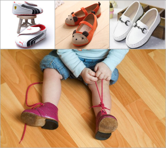 chọn giày cho bé - Những lưu ý khi chọn giày cho bé