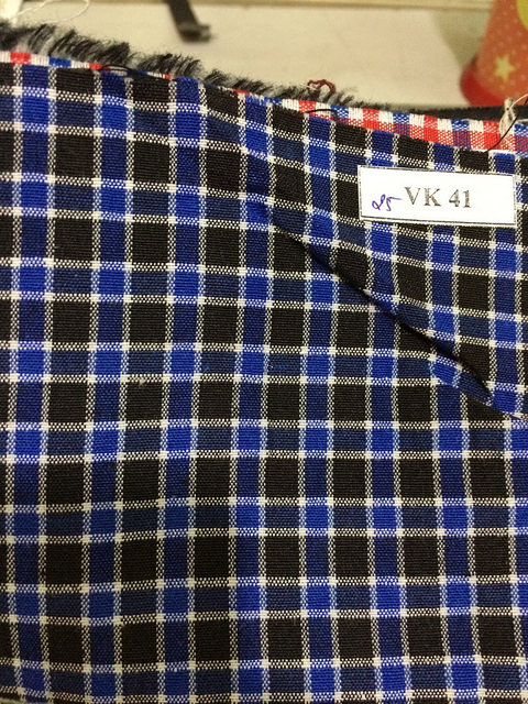 vải kẻ VK41 - Vải kẻ VK41