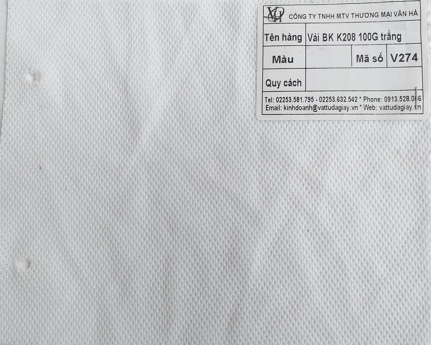 vai bk k208 trang ma v274 - Vải BK K208 trắng mã V274
